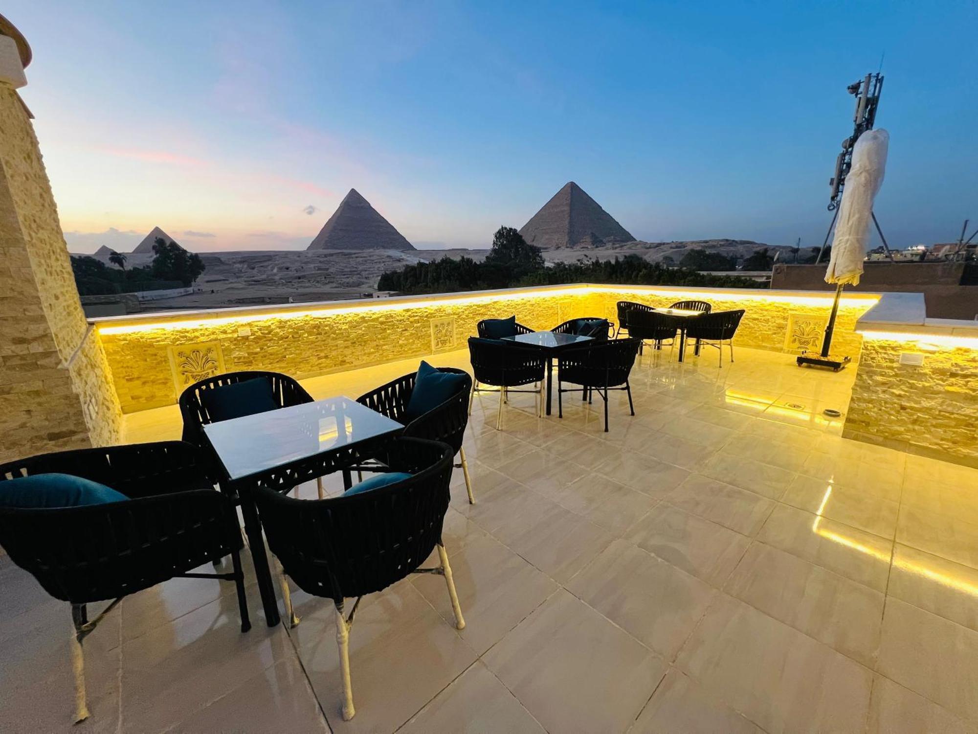 Hotel Great Scarab Pyramids View Kafret el-Gabal Exterior foto